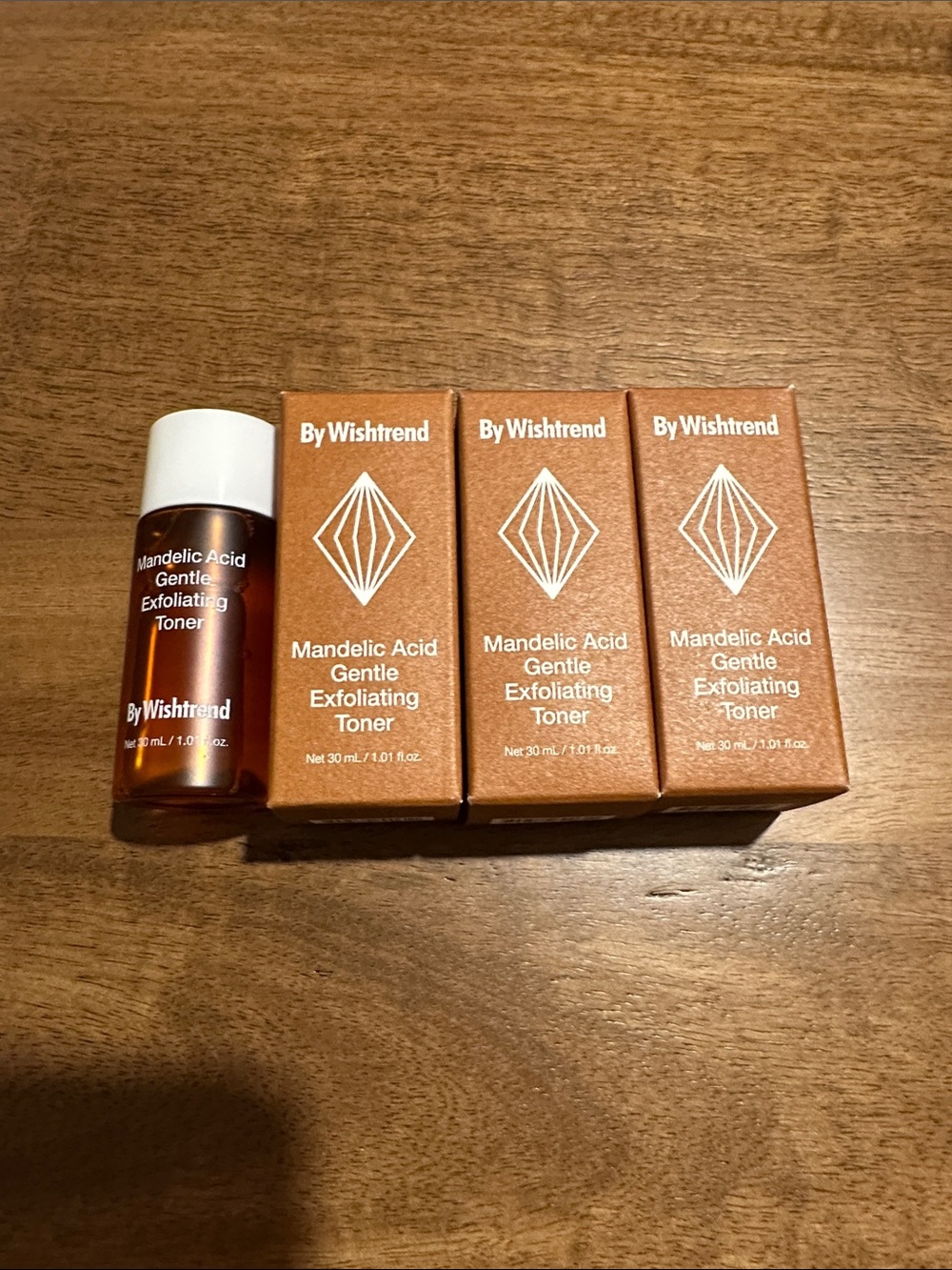 🆕 By Wishtrend Mandelic Acid Gentle Exfoliating Toner 1.01 Oz - 3 pack